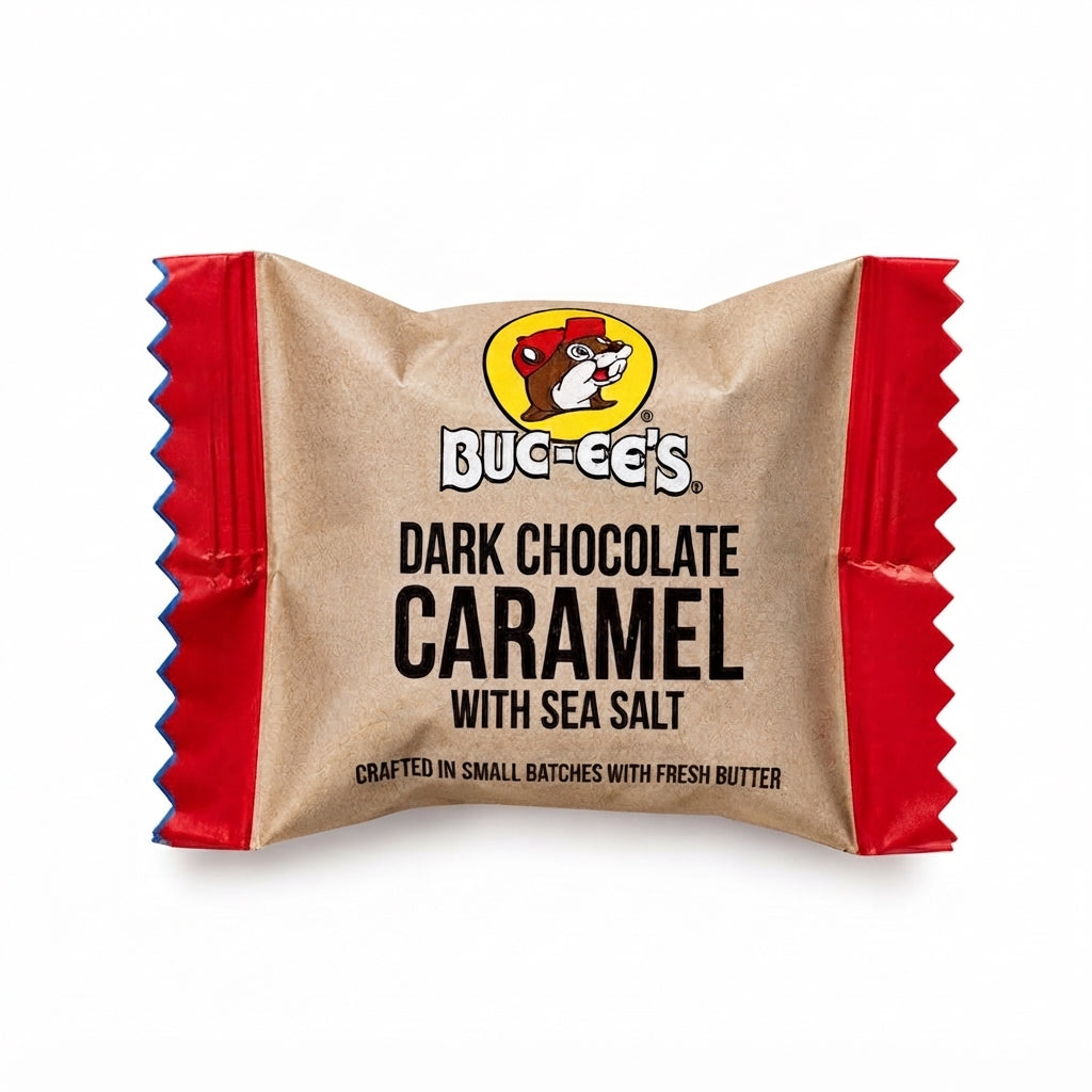 Buc-ee's Dark Chocolate Caramel w/ Sea Salt