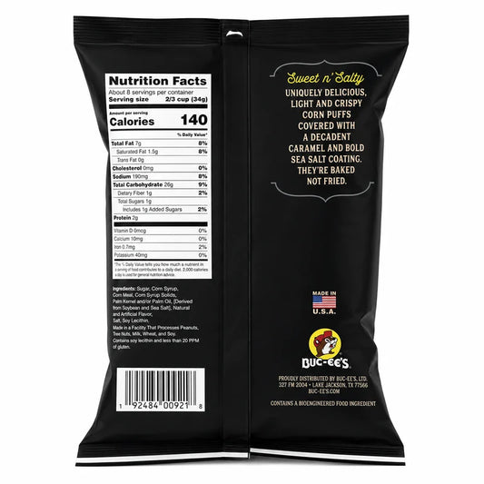 Buc-ee's Beaver Nuggets Sea Salted Caramel, 10oz