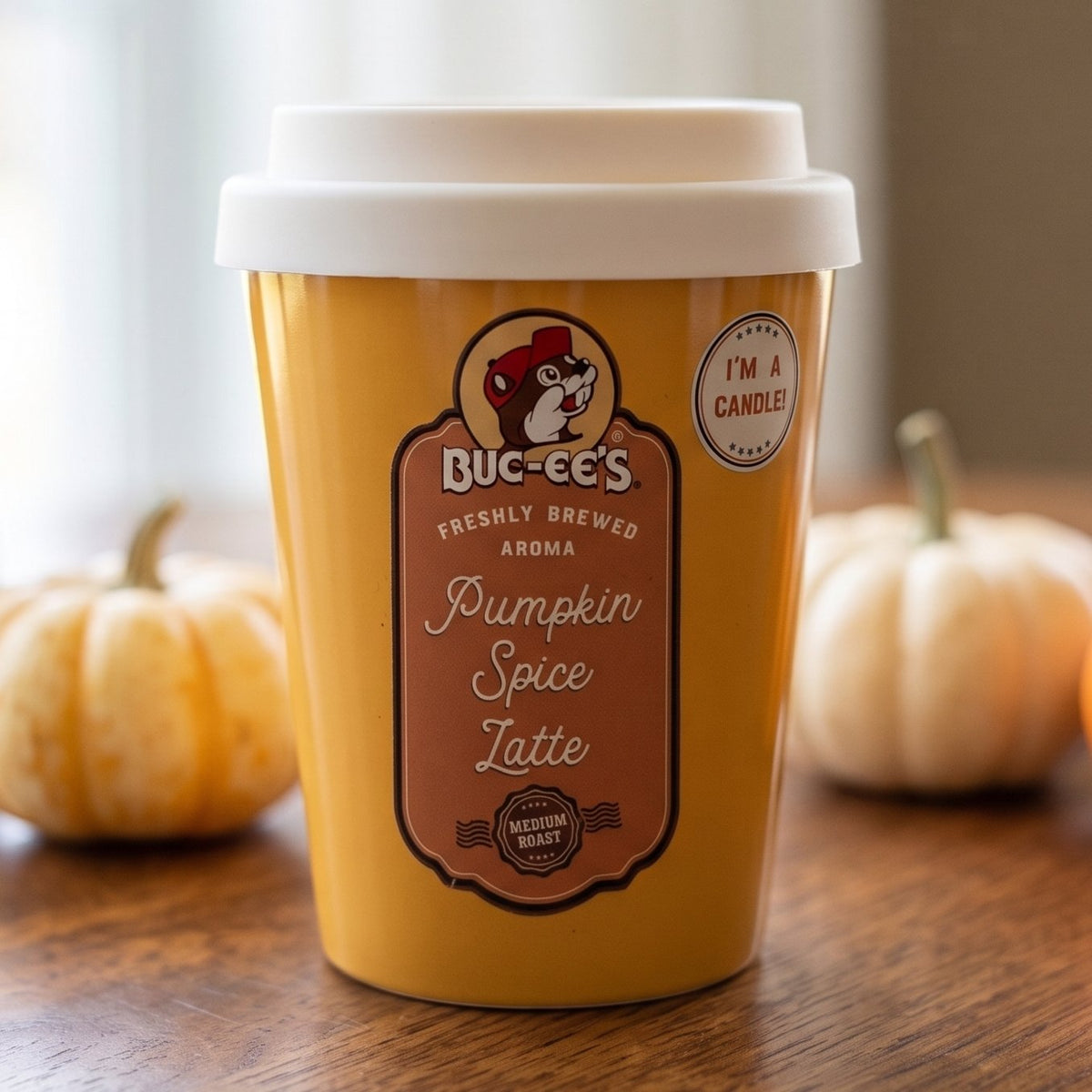 Buc-ee's coffee cup candle