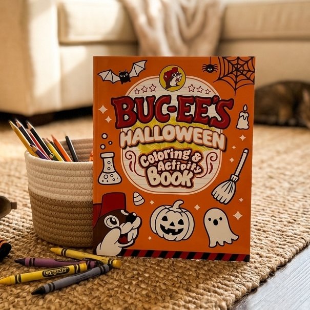 Buc-ee's 2026 halloween coloring activity book