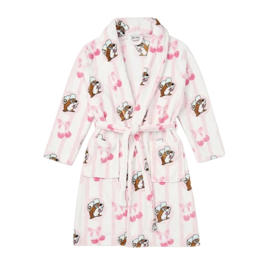 Buc-ee's cherry plush robe