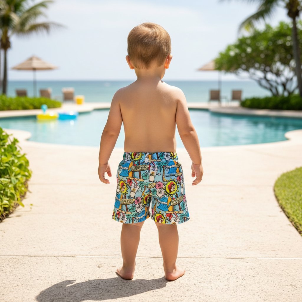 Buc-ee's swim shorts collection