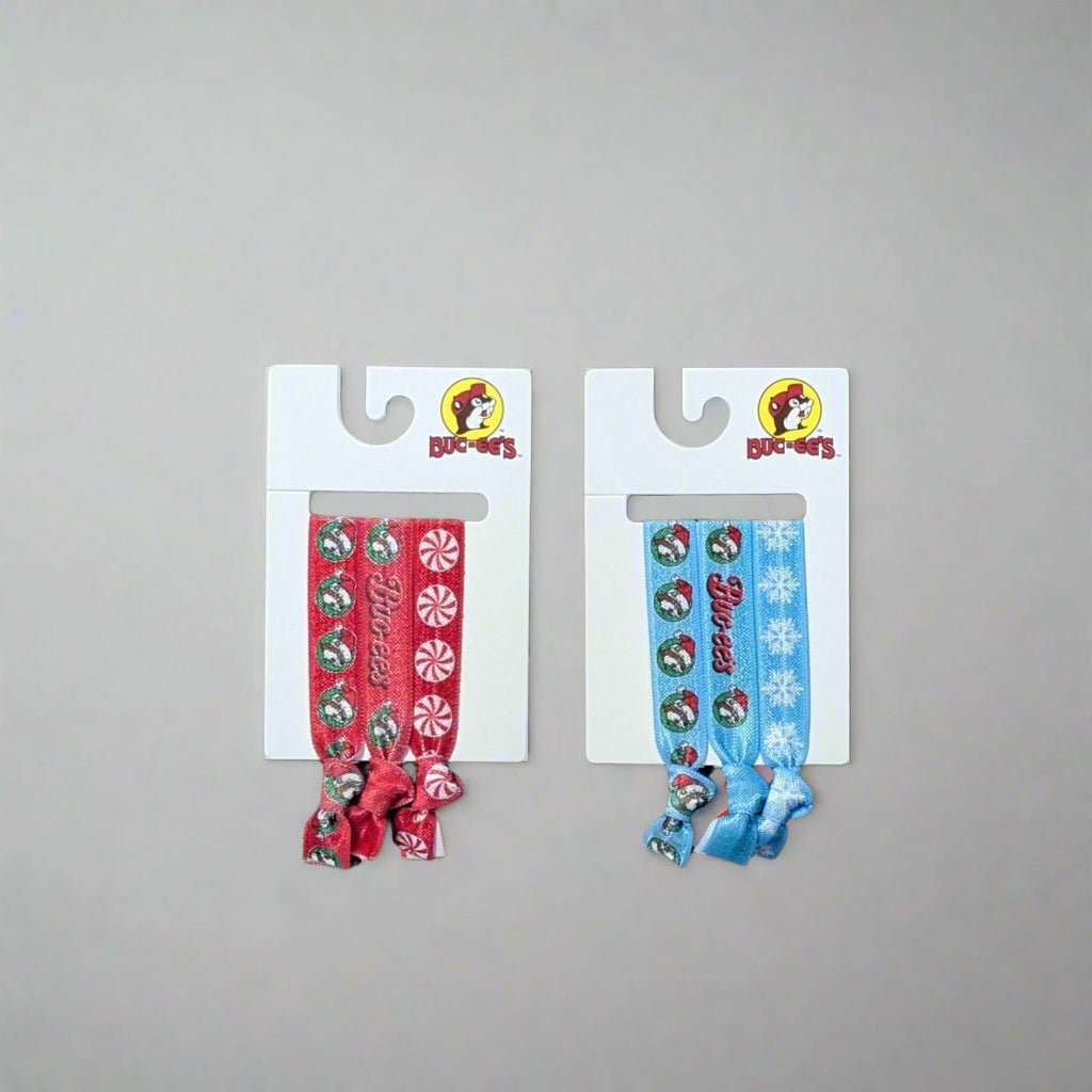 Buc-ee's christmas hair ties