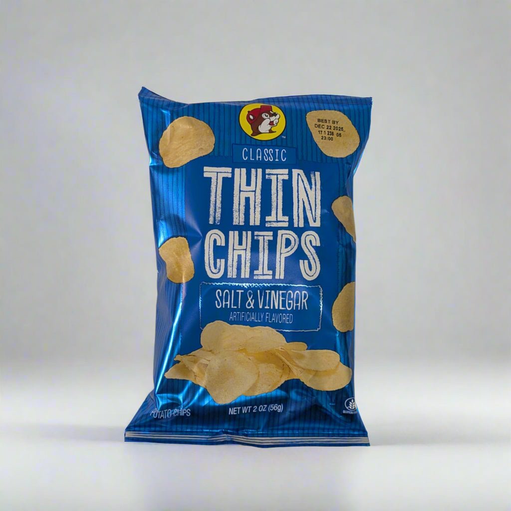 Buc-ee's classic thin chips salt and vinegar