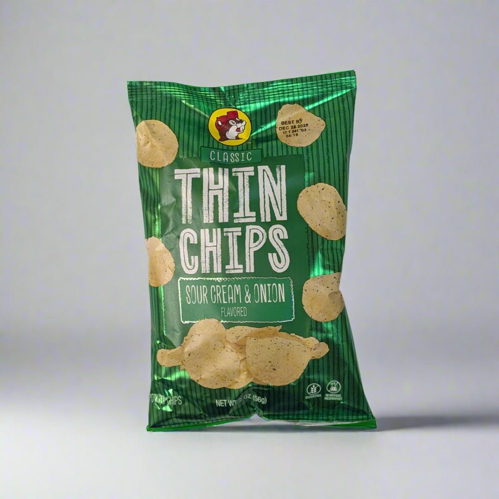 Buc-ee's classic thin chips sour cream and onion