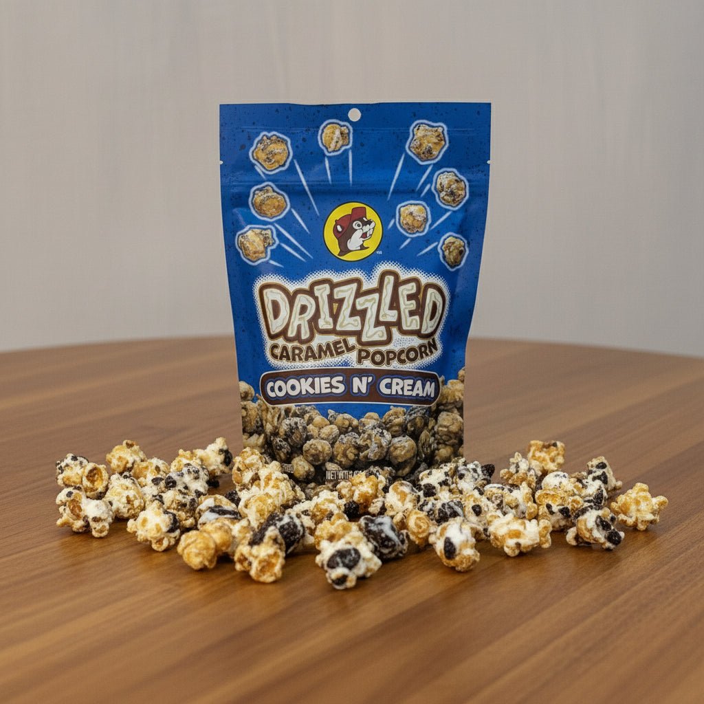 Buc-ee's drizzled caramel popcorn