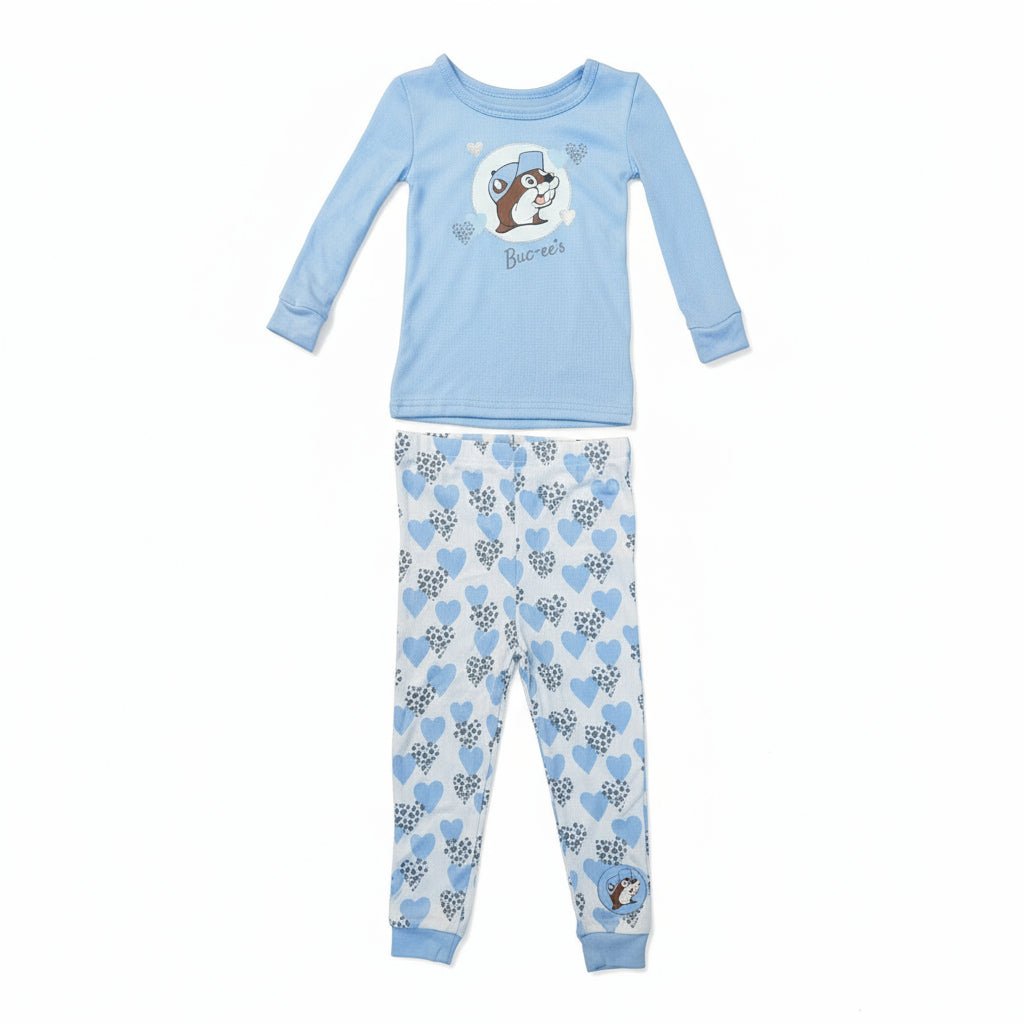 Buc-ee's snow leopard pajama set