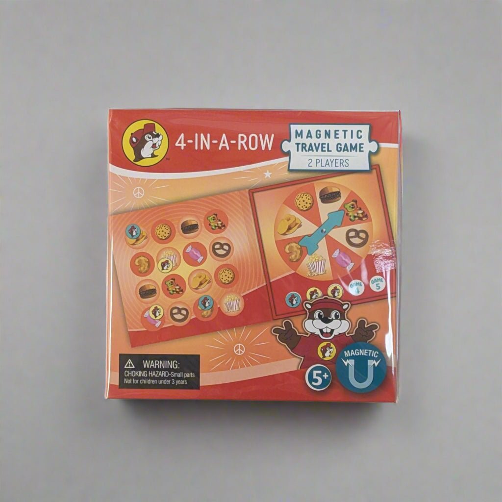 Buc-ee's magnetic travel game 4 in a row