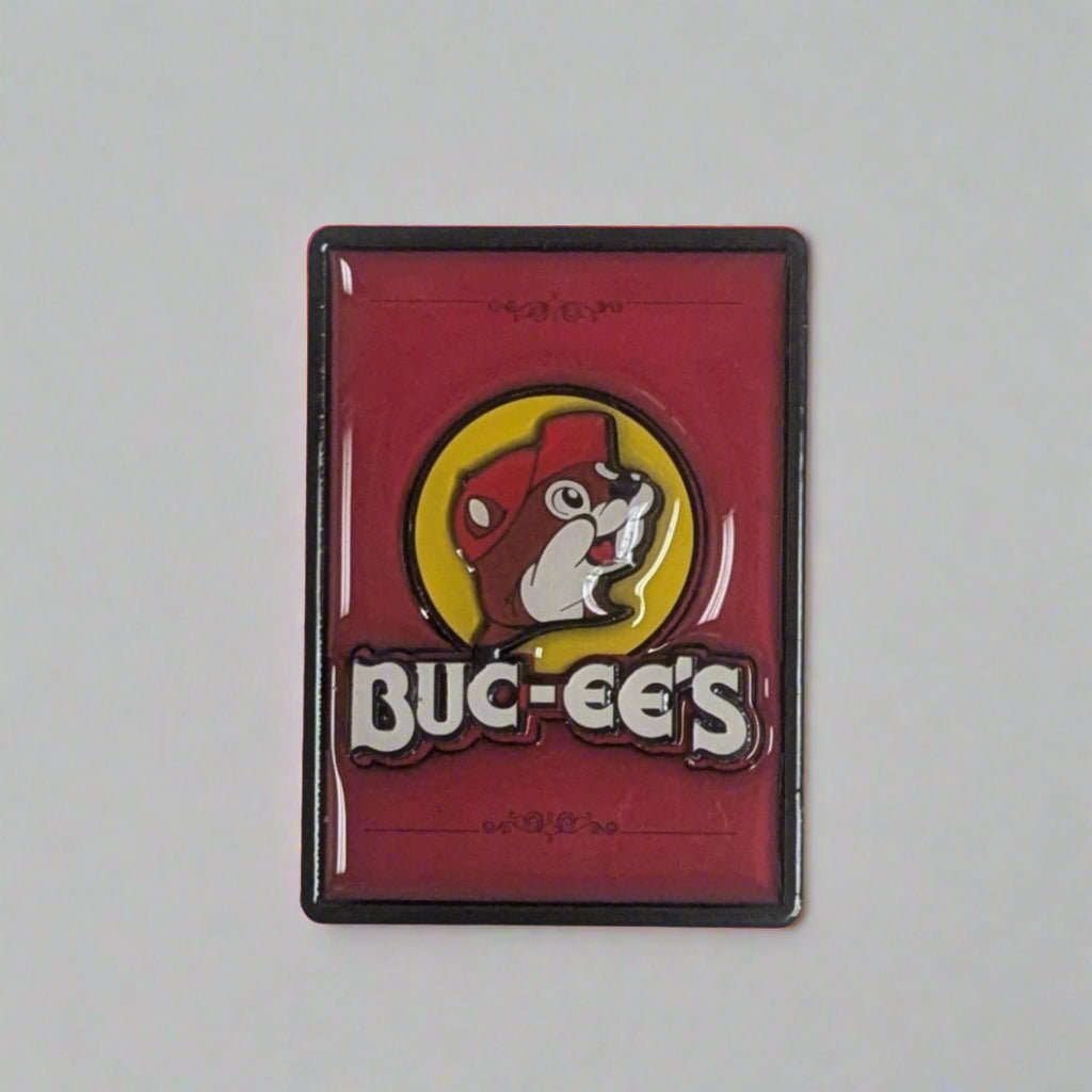 Buc-ee's red dual level epoxy magnet