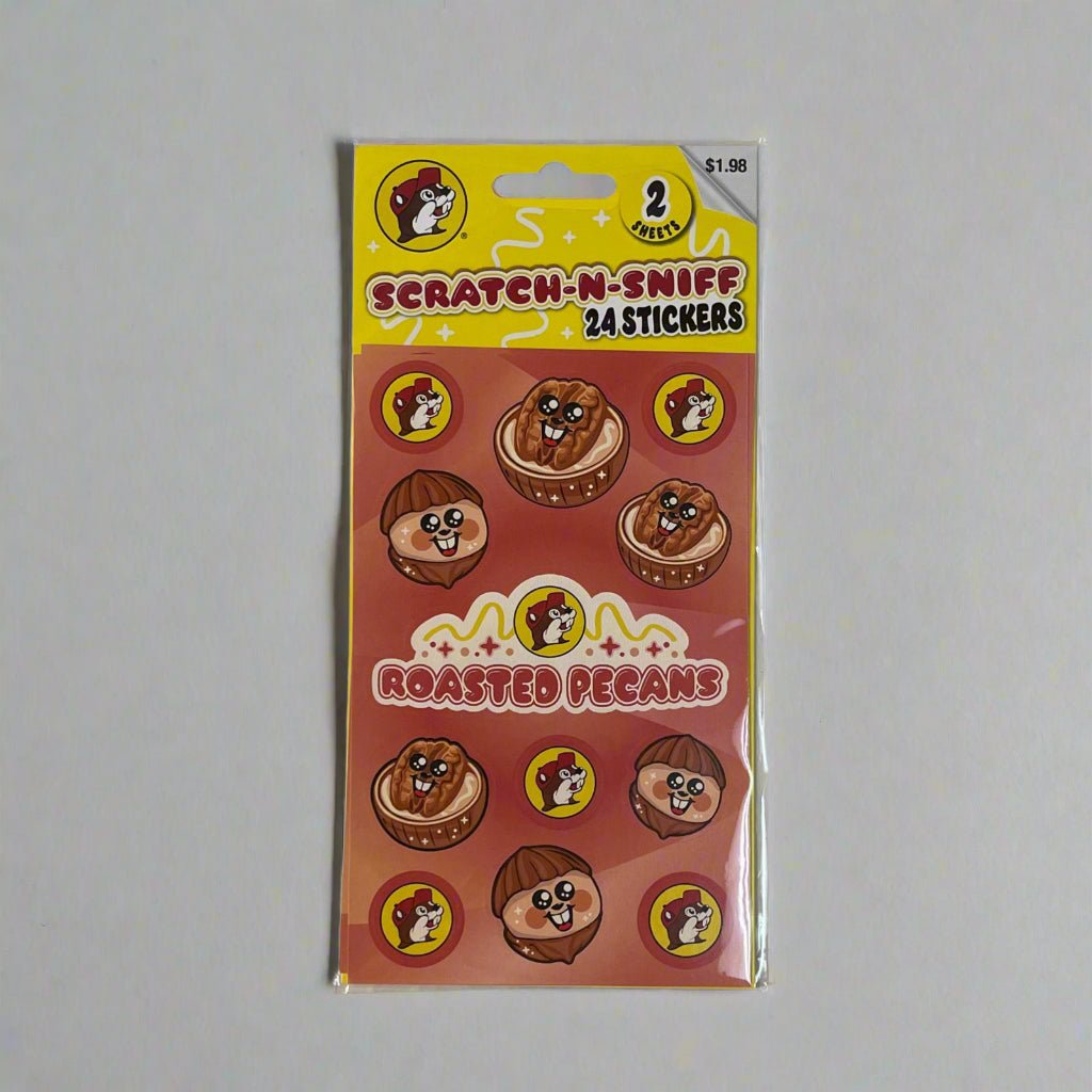 Buc-ee's scratch and sniff stickers