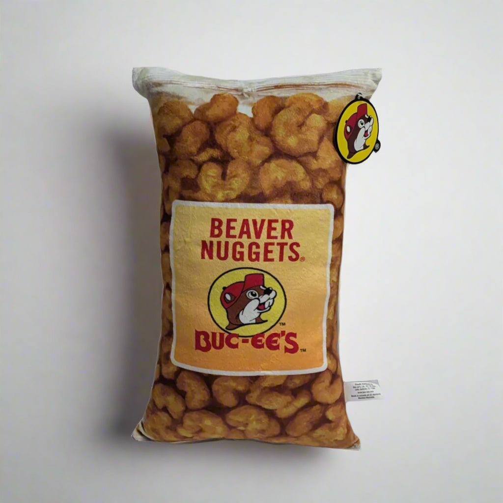 Buc-ee's beaver nugget pillow