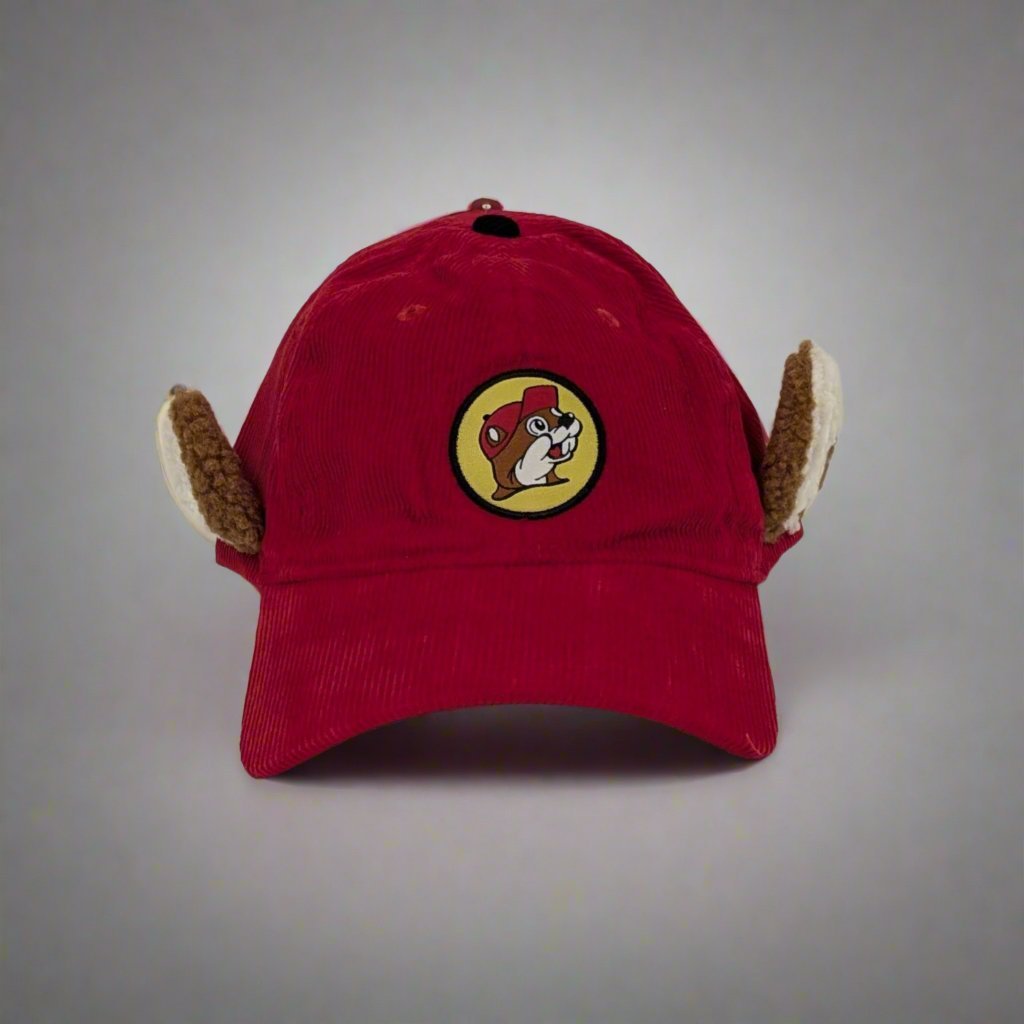 Buc-ee's corduroy baseball ear hat