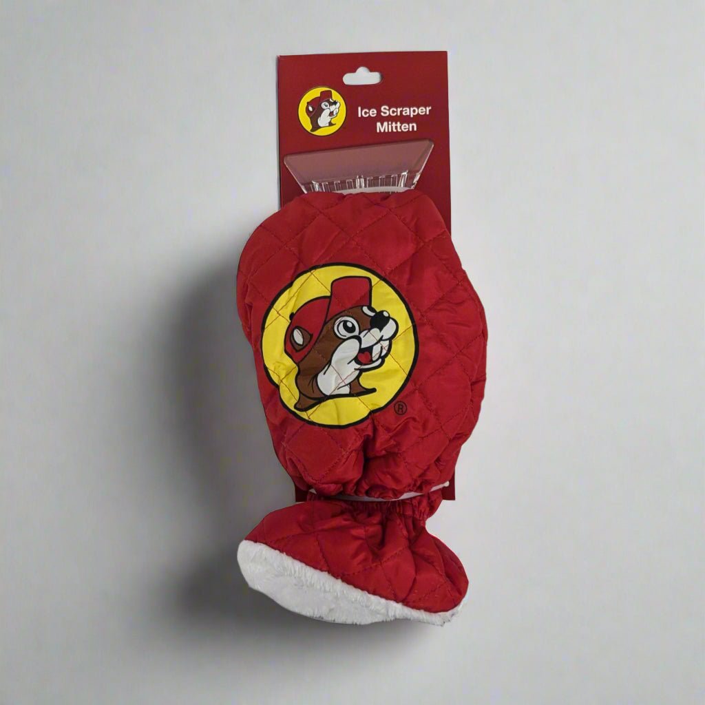 Buc-ee's ice scraper mitten