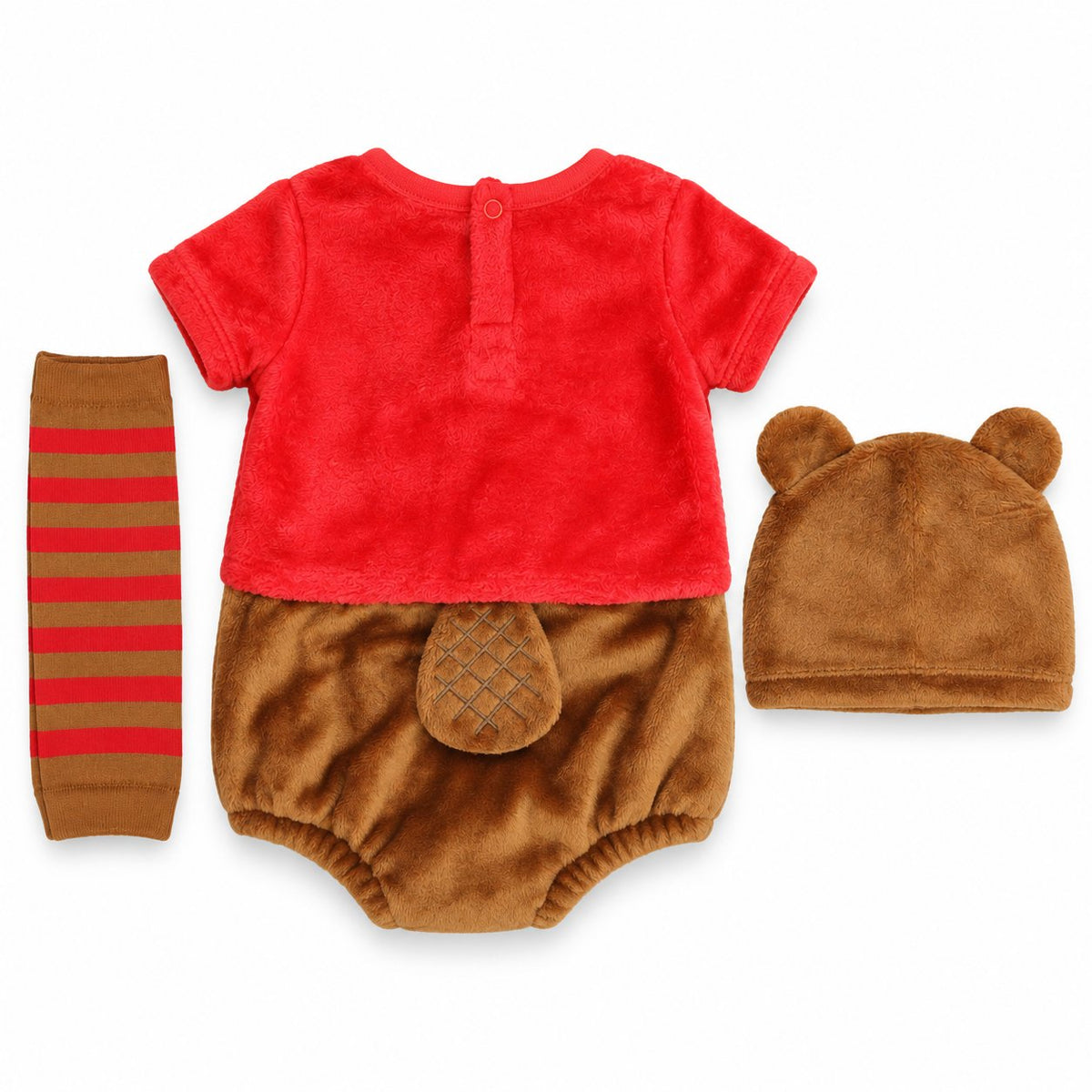 Buc-ee's infant beaver onesie set with hat and socks 3 piece set