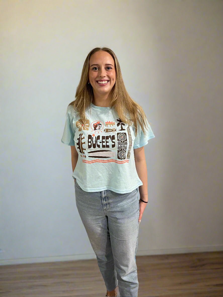 Buc-ee's tiki crop top
