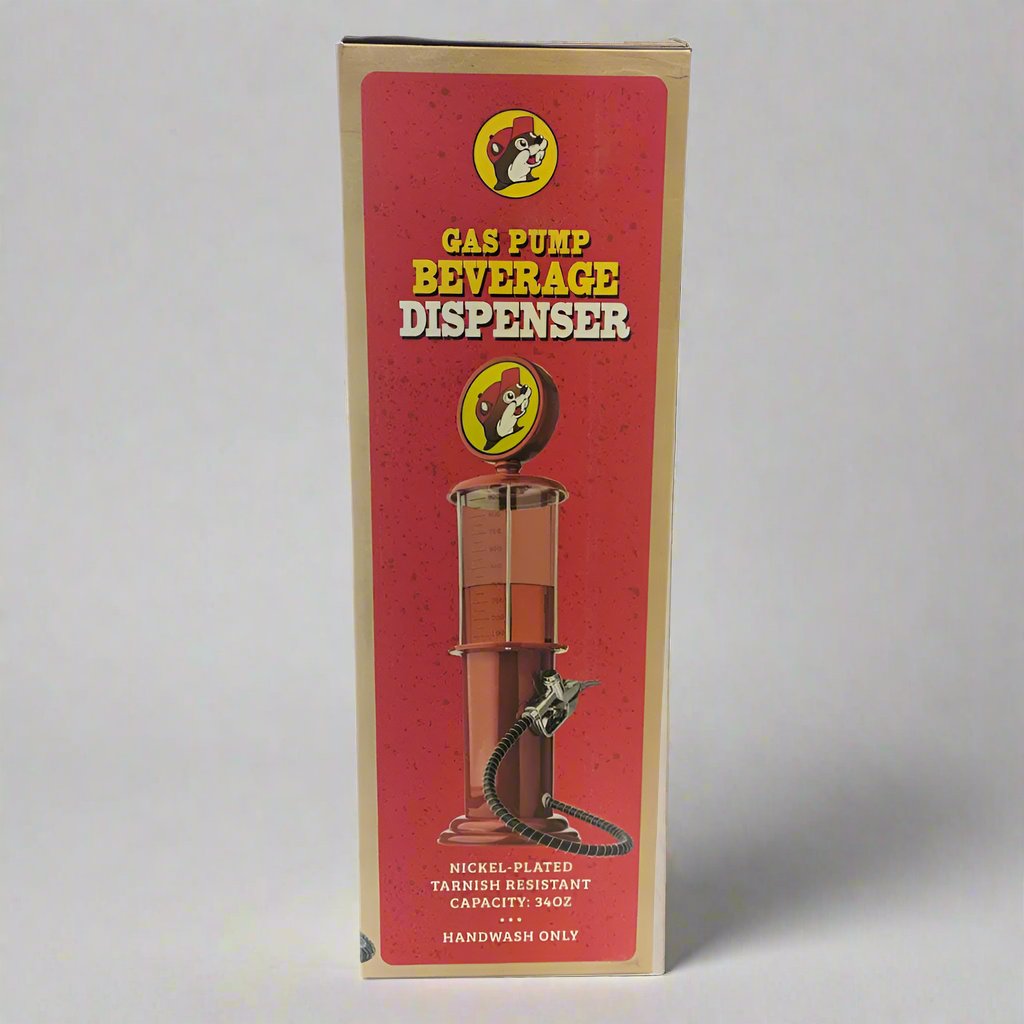 Buc-ee's gas pump beverage dispenser