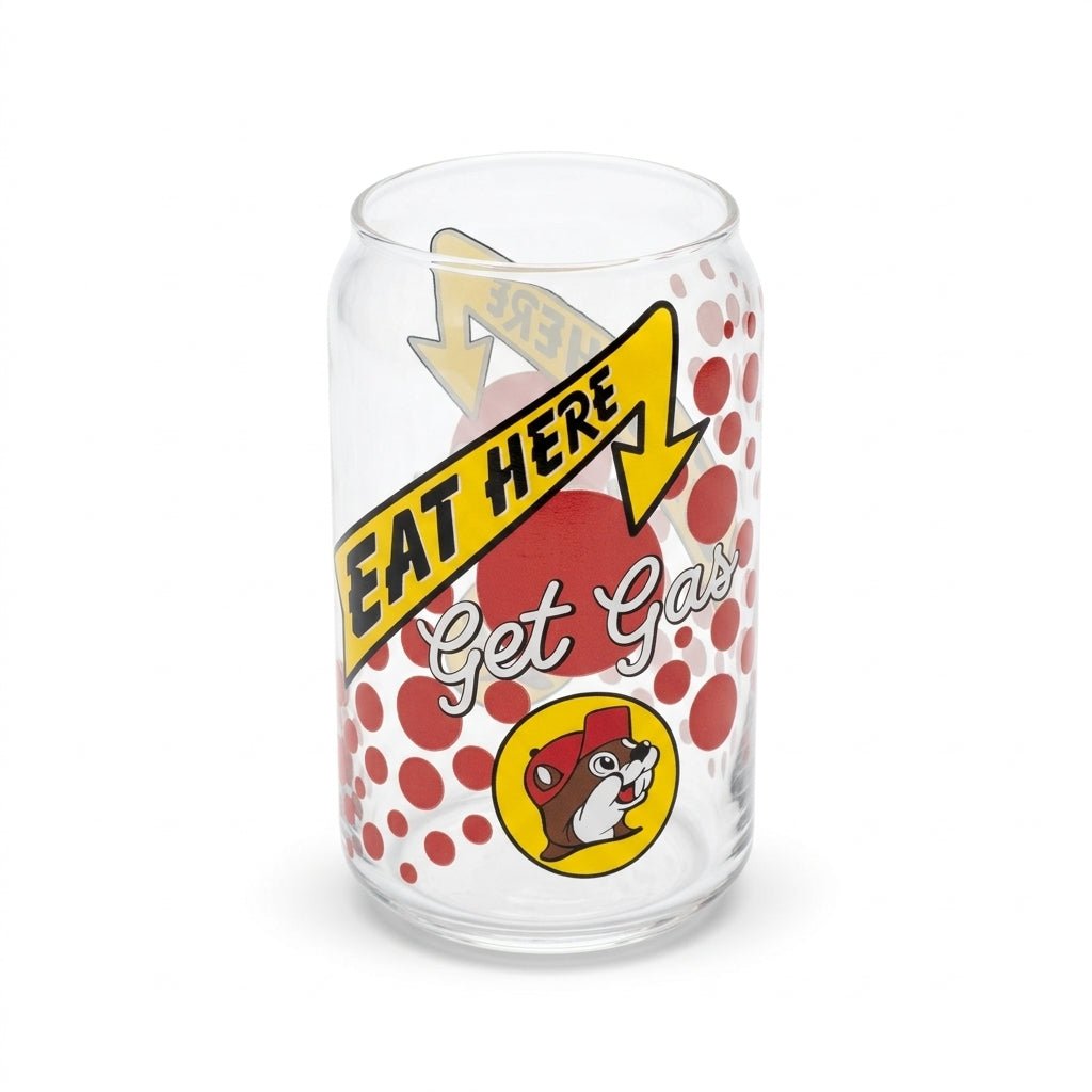 Buc-ee's 12oz Can-Shaped Glass