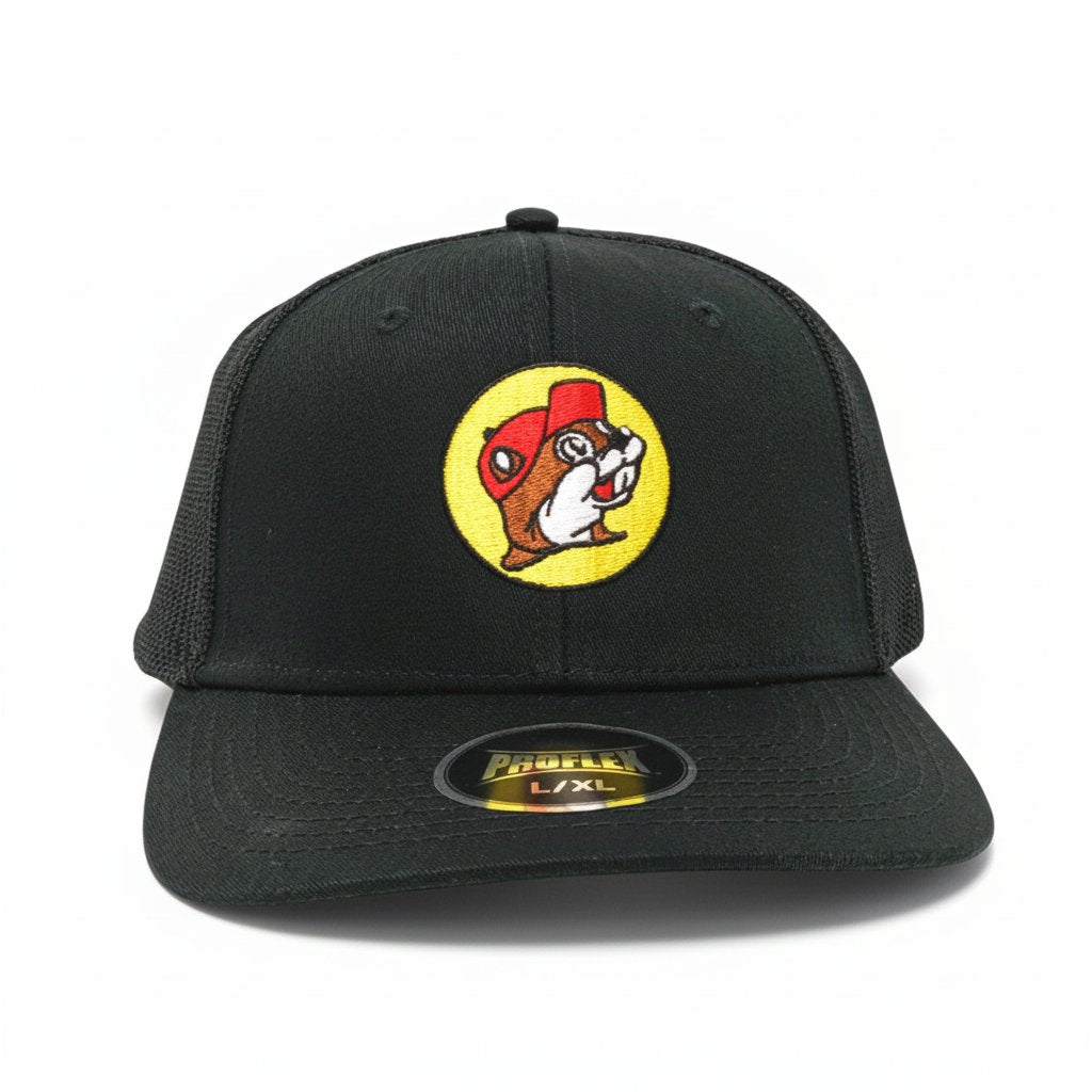 Buc-ee's premium proflex black hat