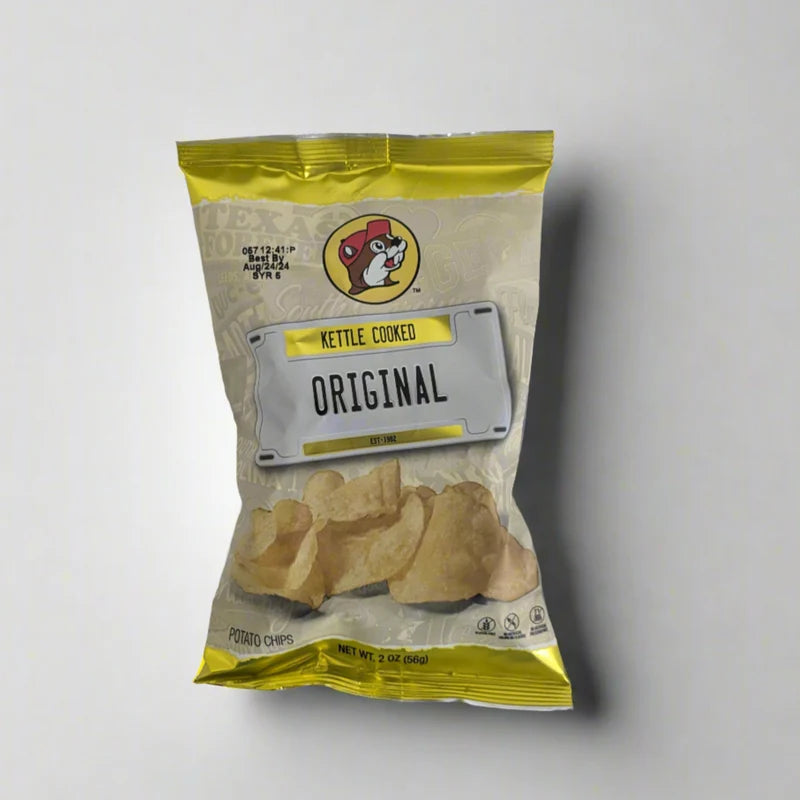 Buc-ee's Original Kettle Cooked Potato Chips, 2 oz
