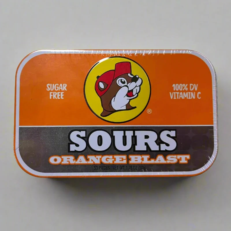 Buc-ee's Sours Orange Blast, 1.76 oz