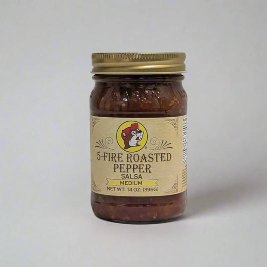 Buc-ee's 5-Fire Roasted Pepper Salsa, 14 oz