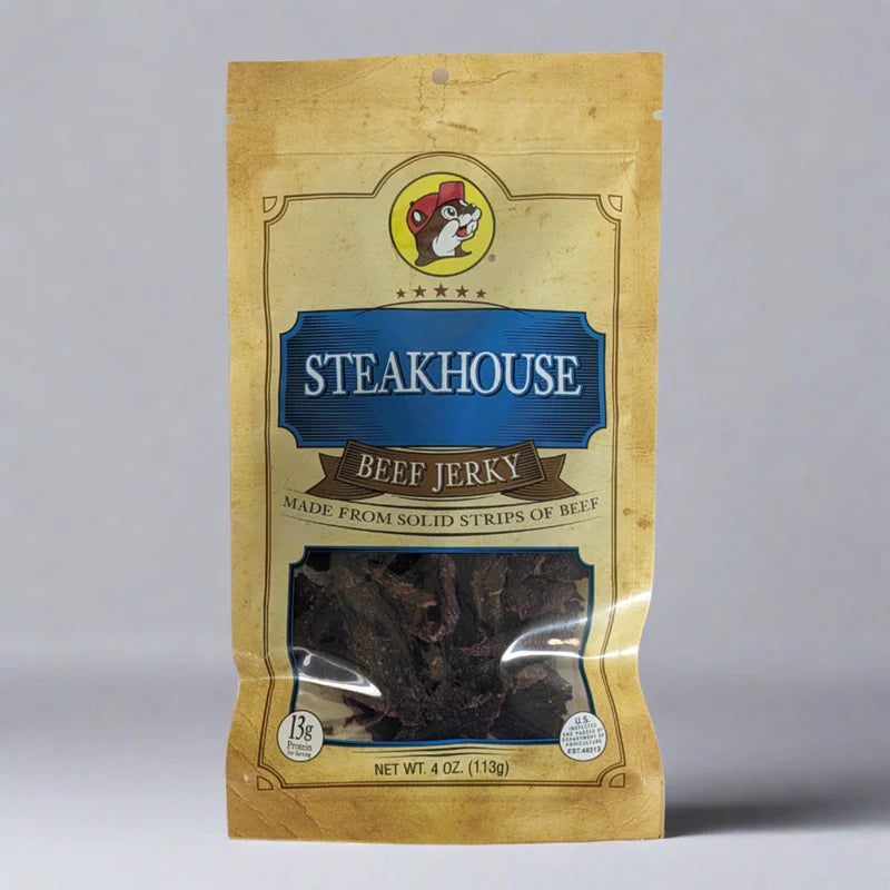 Buc-ee's Steakhouse Beef Jerky, 4 oz