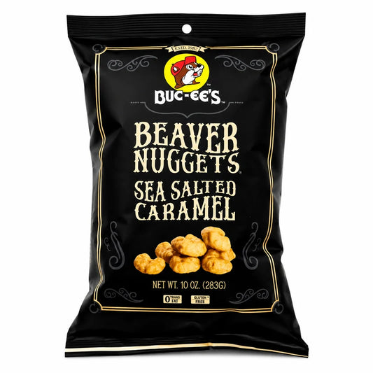 Buc-ee's Beaver Nuggets Sea Salted Caramel, 10oz