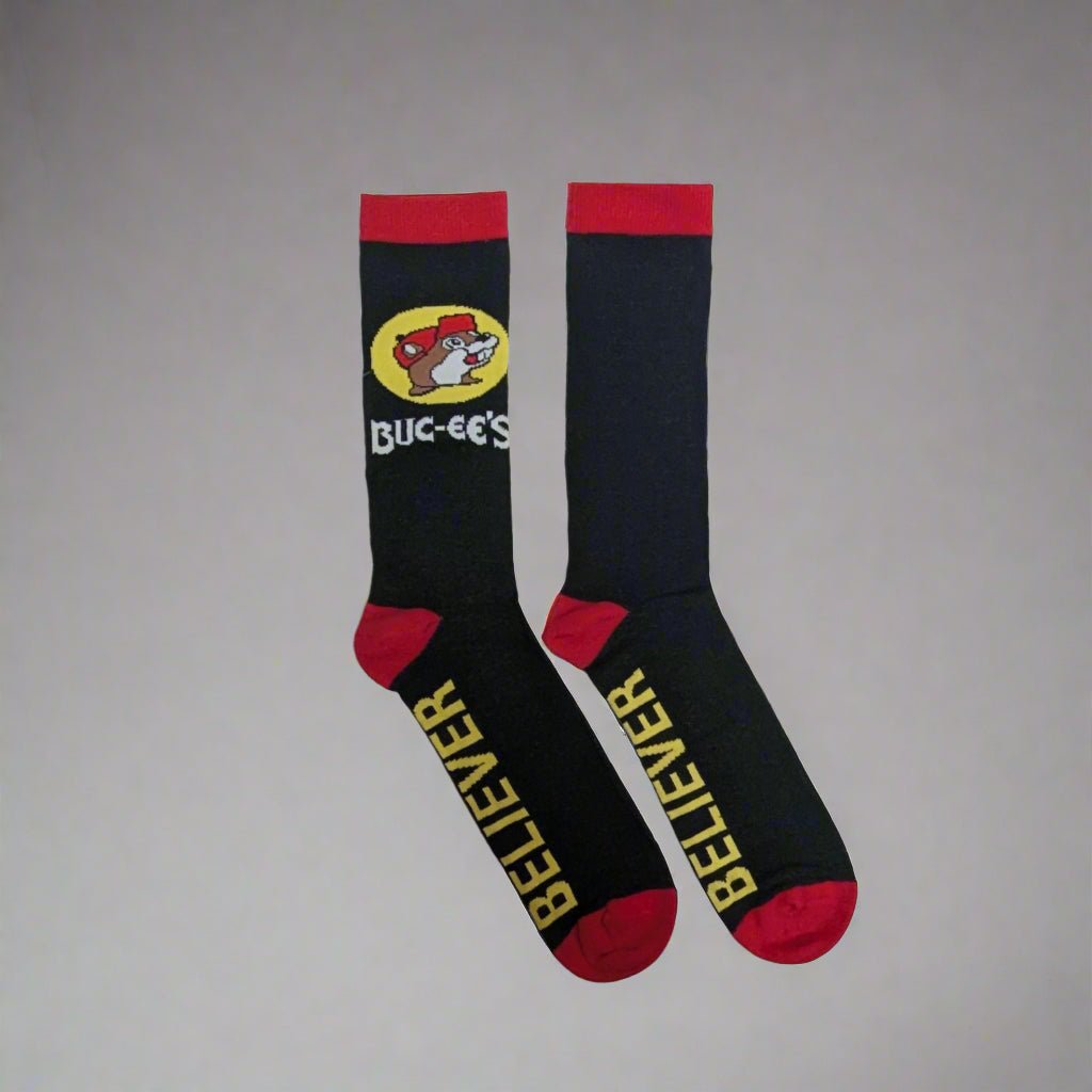 Buc-ee's believer socks