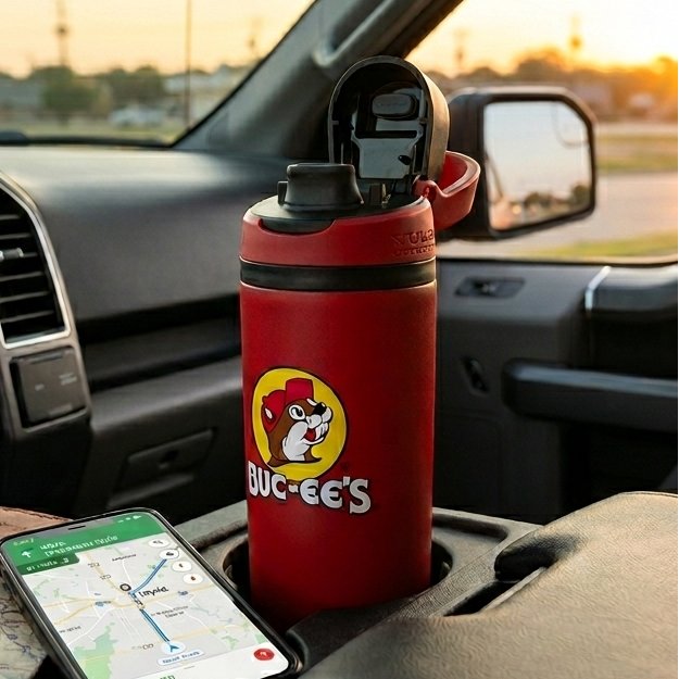 Buc-ee's classic red hydrobubble tumbler