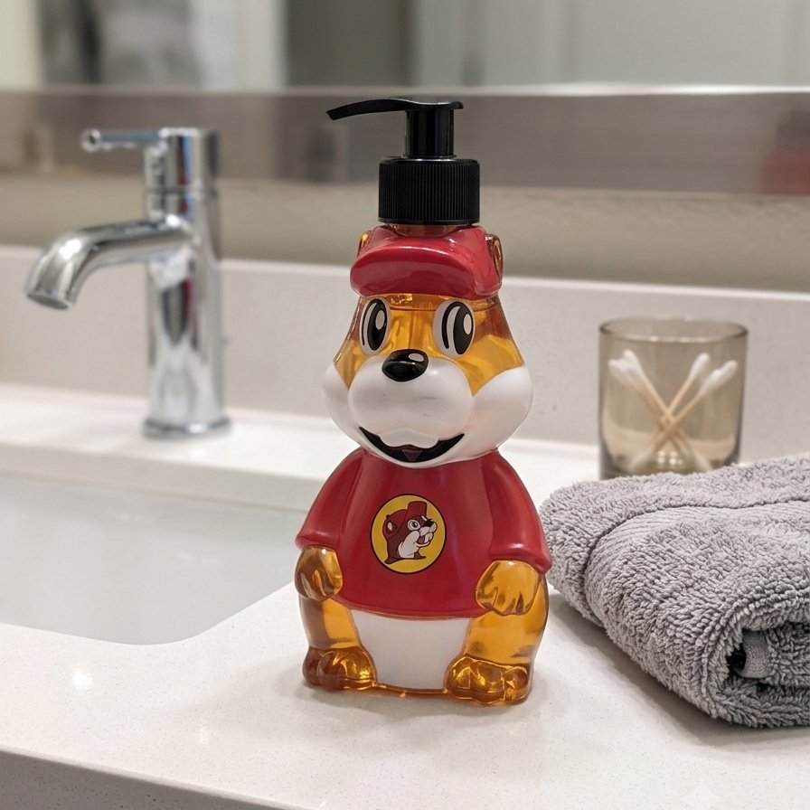Buc-ee's figural honey almond hand soap