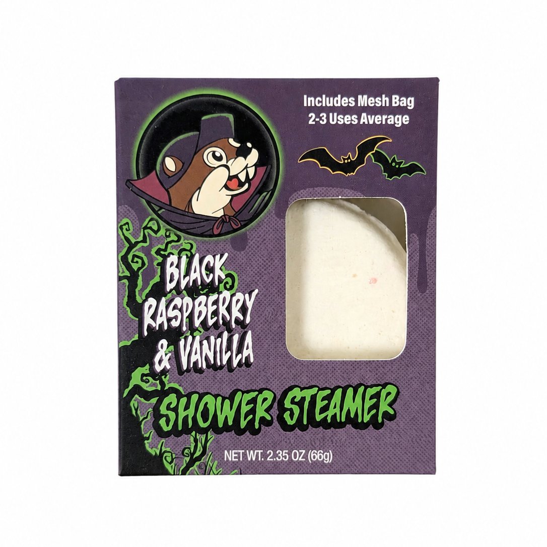 Buc-ee's halloween black raspberry vanilla shower steamer