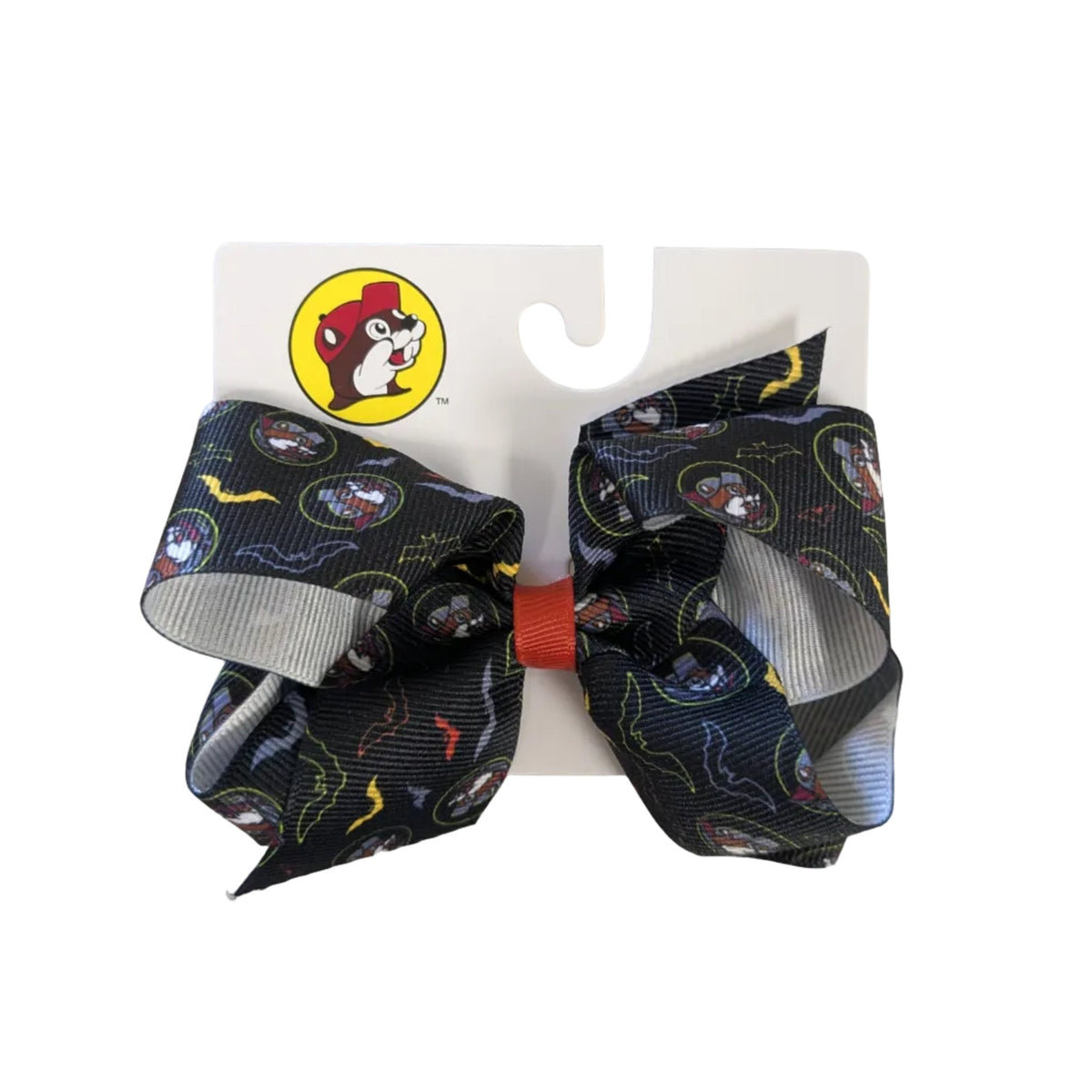 Buc-ee's halloween neon bat hair bows