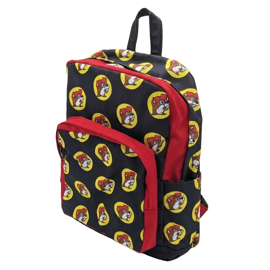 Buc-ee's logos black backpack