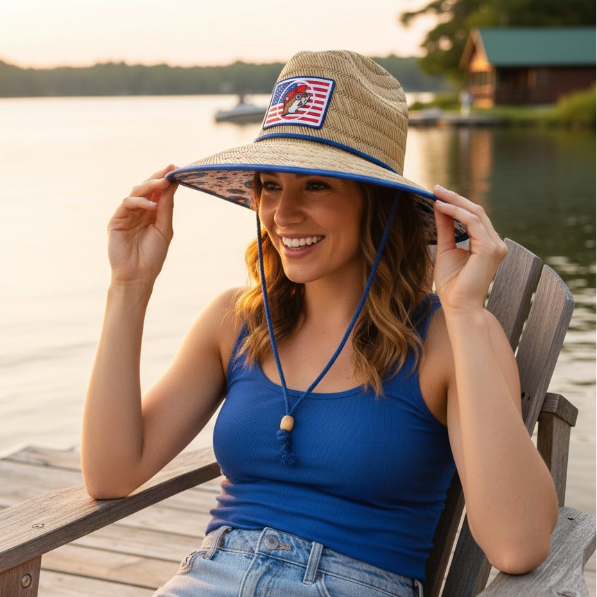 Buc-ee's americana lifeguard hat