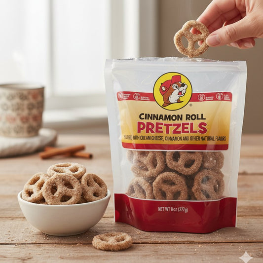 Buc-ee's flavored pretzels