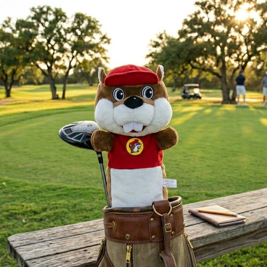 Buc-ee's golf club headcover