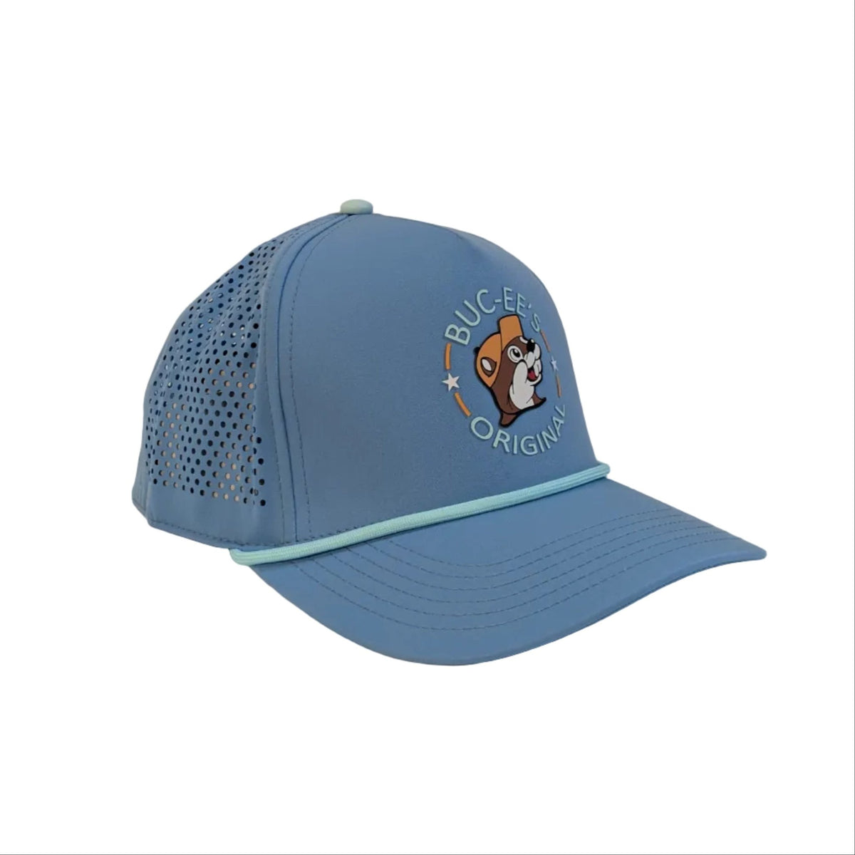 Buc-ee's light blue performance hat