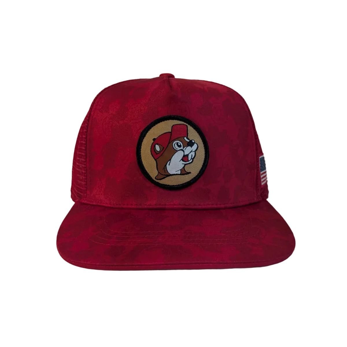Buc-ee's red camo trucker hat