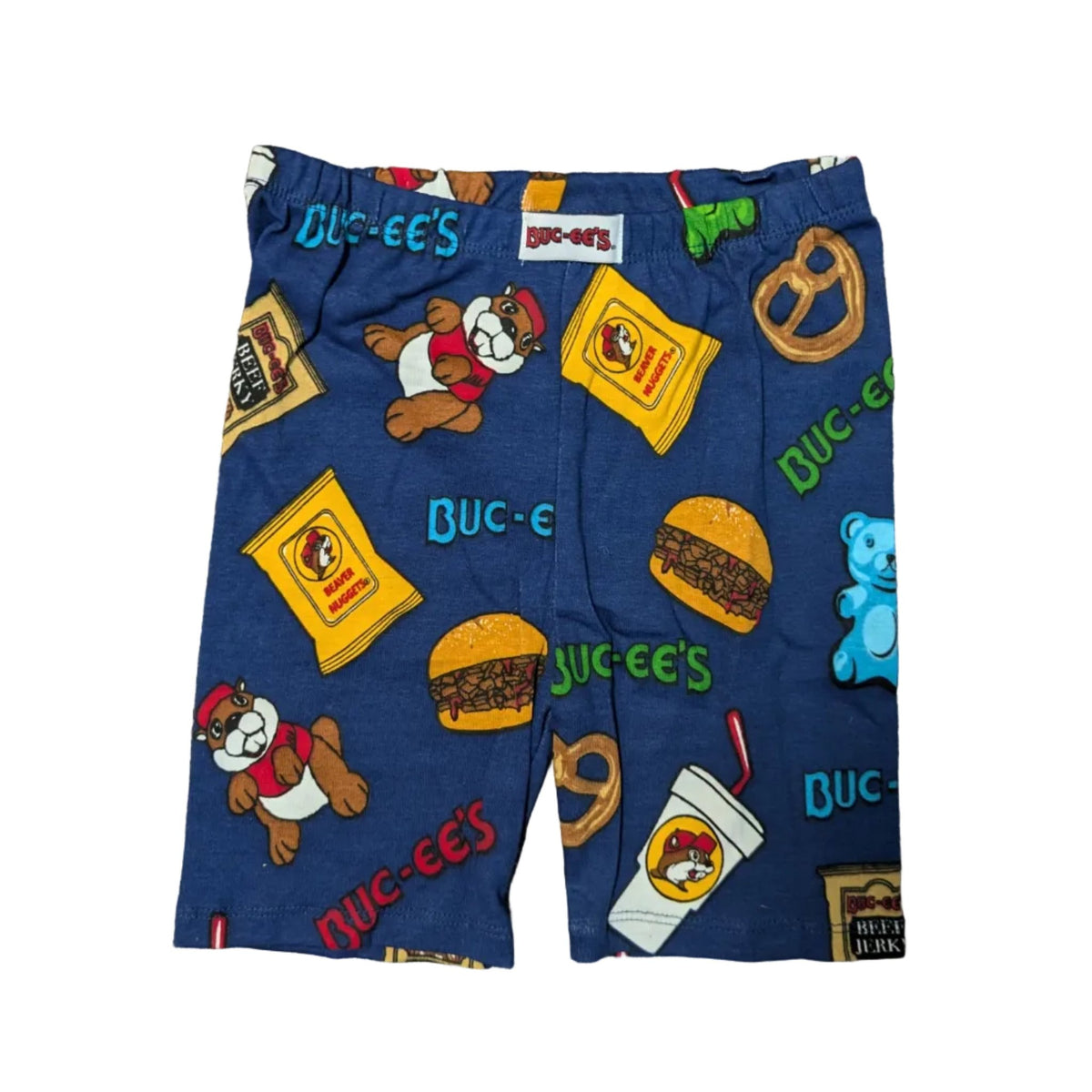 Buc-ee's youth blue treats pajama set