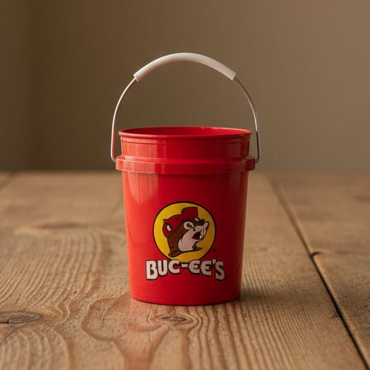Buc-ee's 18oz mini red bucket