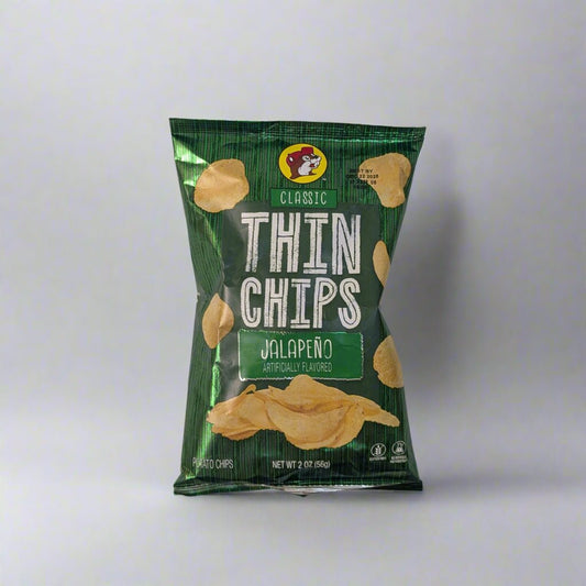 Buc-ee's classic thin chips jalapeno