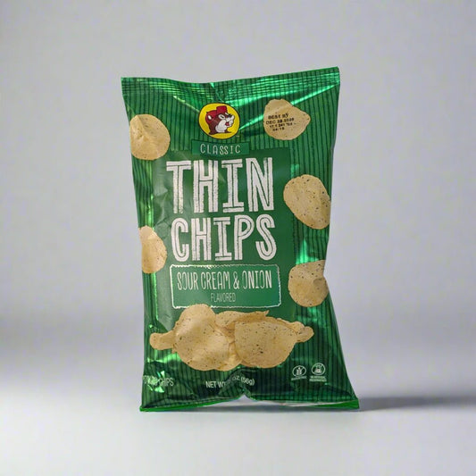 Buc-ee's classic thin chips sour cream and onion