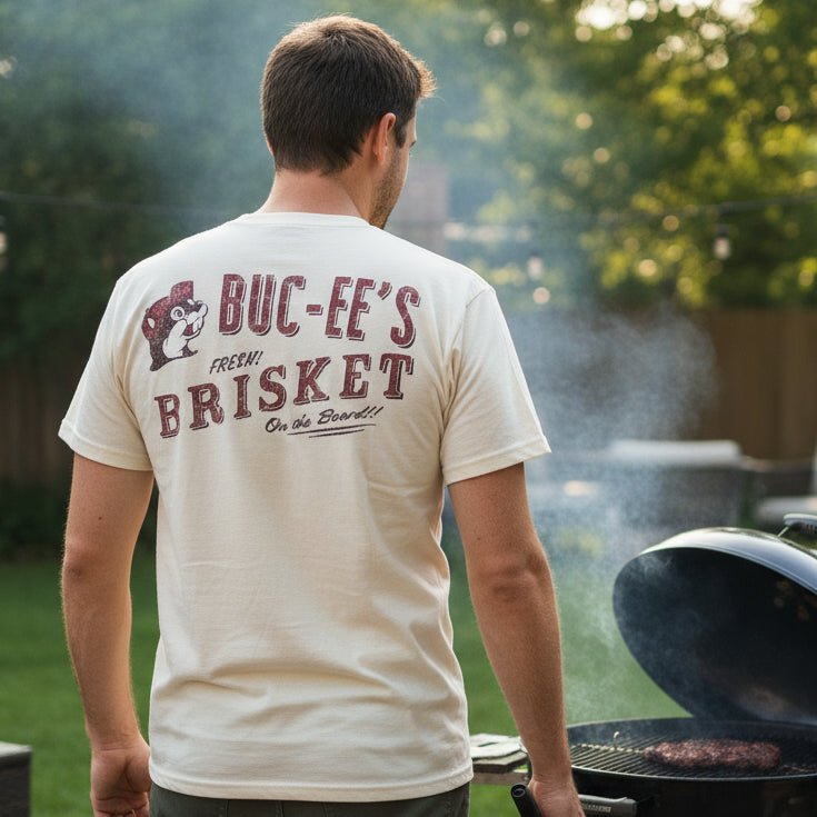Buc-ee's fresh brisket on the board shirt