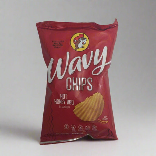 Buc-ee's hot honey bbq wavy chips