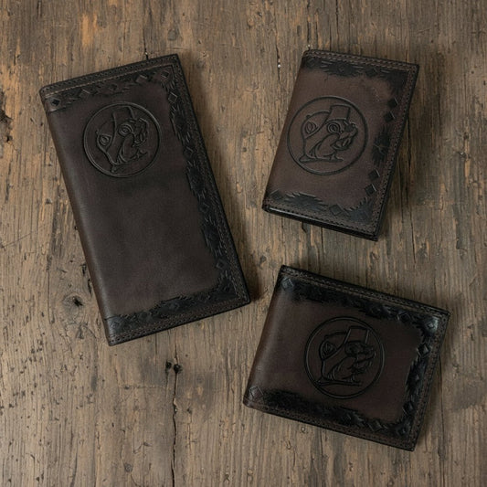 Buc-ee's genuine leather aztec wallet