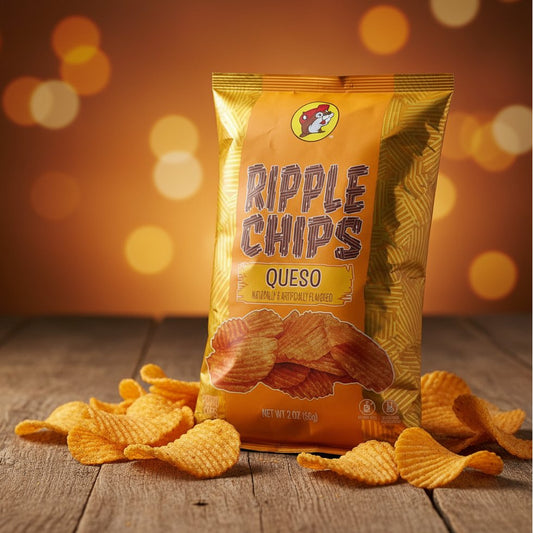 Buc-ee's queso ripple chips