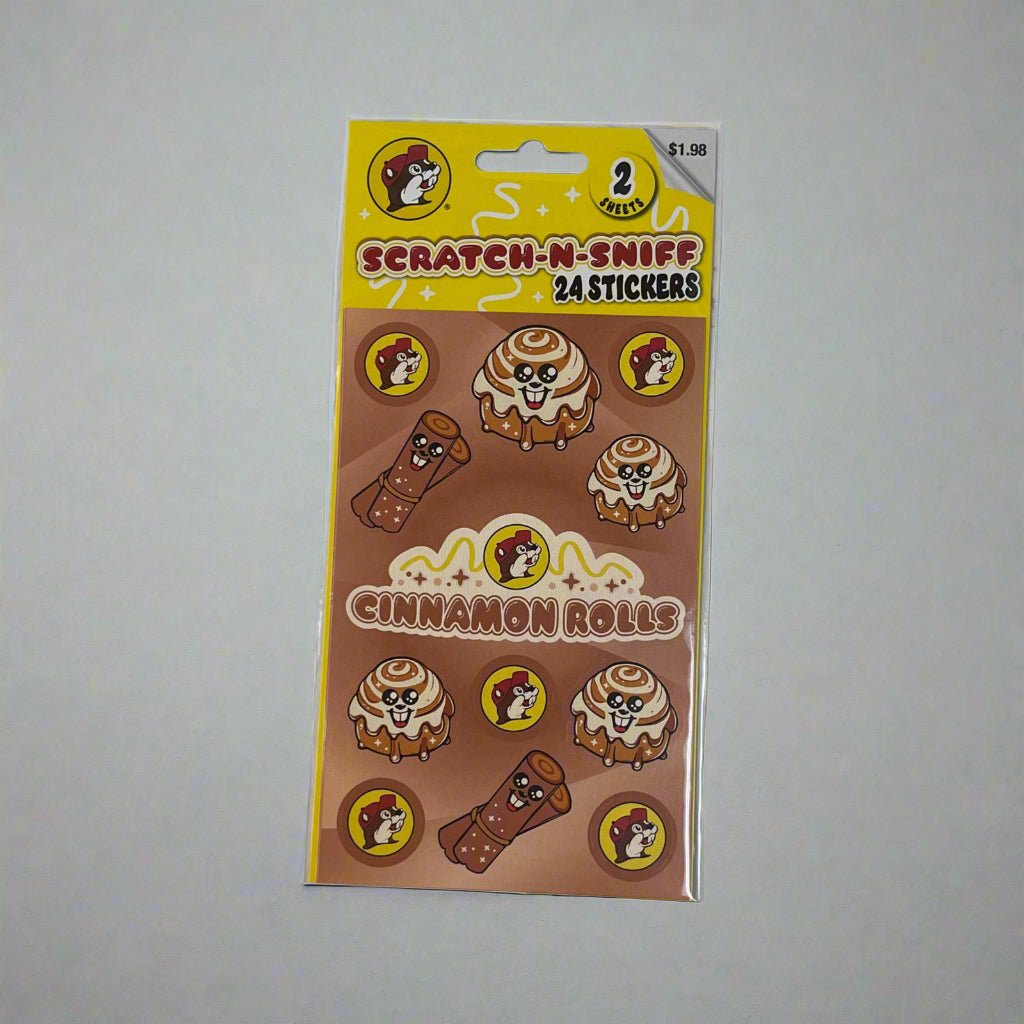 Buc-ee's scratch and sniff stickers
