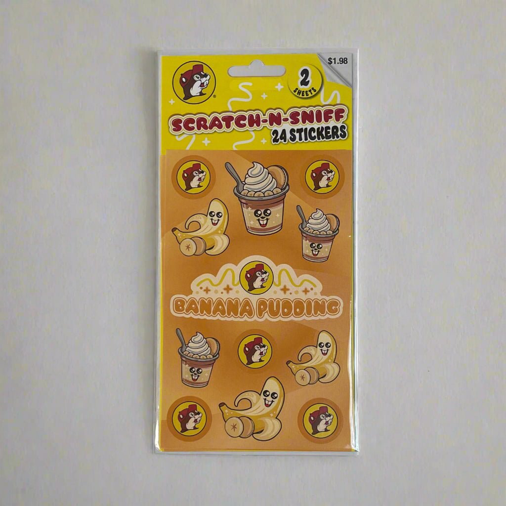 Buc-ee's scratch and sniff stickers
