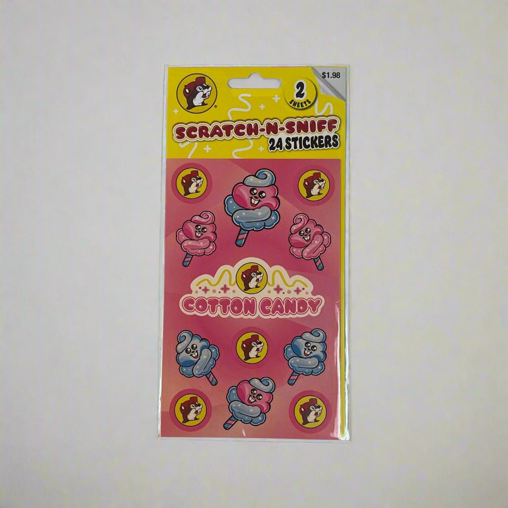 Buc-ee's scratch and sniff stickers
