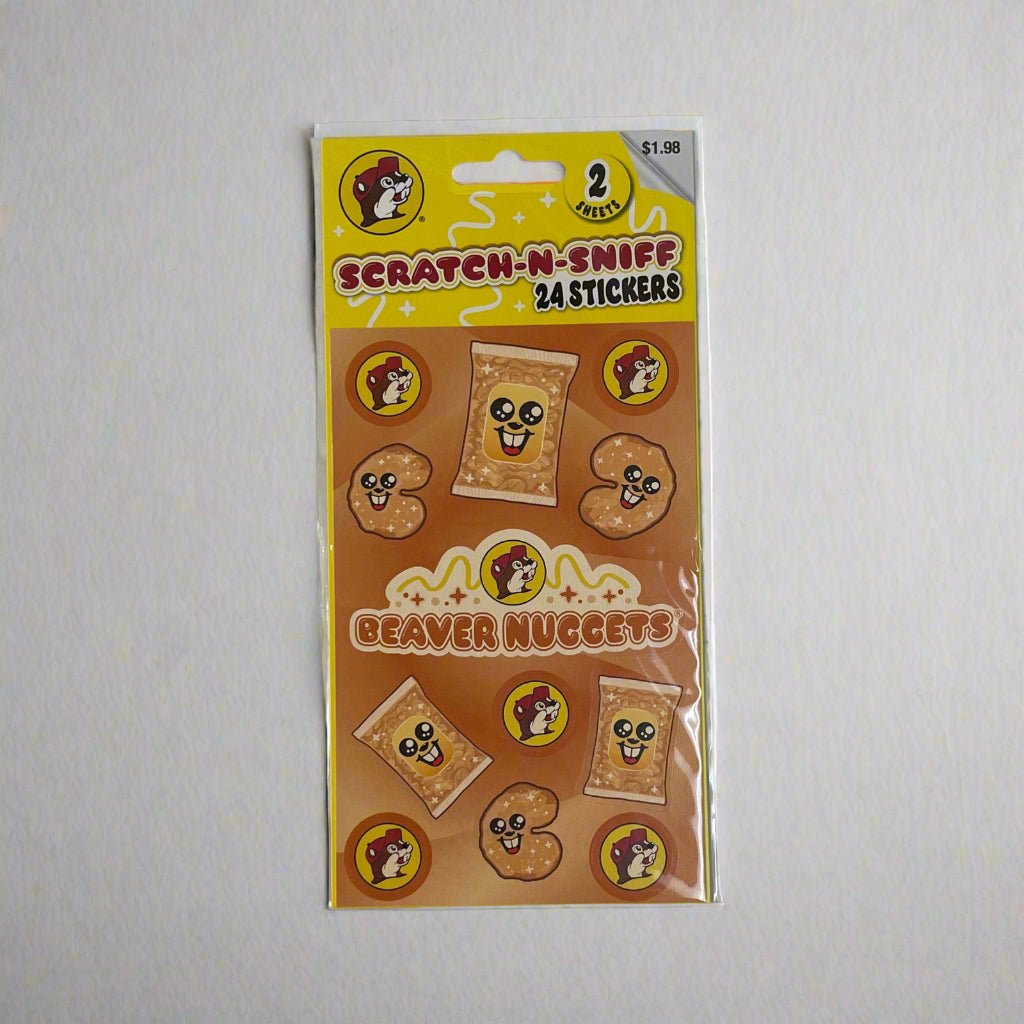 Buc-ee's scratch and sniff stickers
